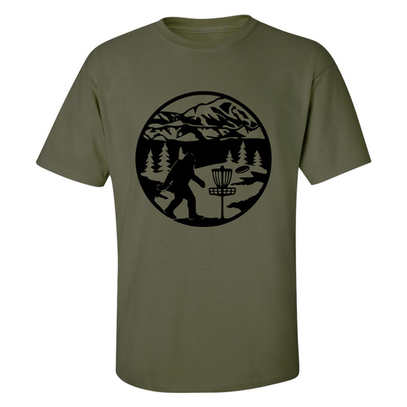 Disc Golf T Shirt SASQUATCH MOUNTAINS Discgolfer Discgolfing Shirt - Picture 8 of 16